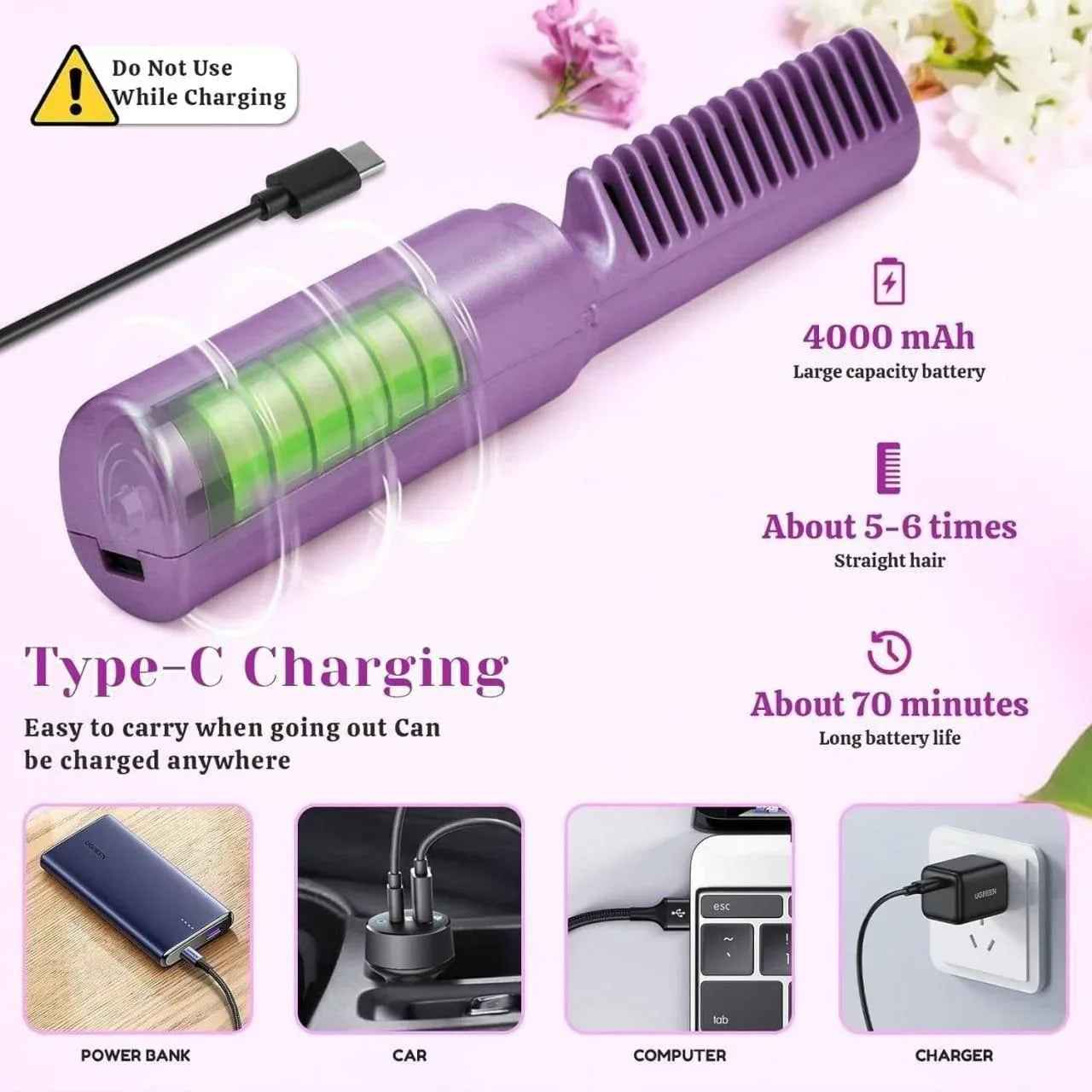 Portable Mini Hair Straightener - Cordless Rechargeable Hot Comb for Travel - MaxShopPortable Mini Hair Straightener - Cordless Rechargeable Hot Comb for TravelBeauty & Personal Care3ugx81 - ttCustom productPortable Mini Hair Straightener - Cordless Rechargeable Hot Comb for TravelPortable Mini Hair Straightener - Cordless Rechargeable Hot Comb for Travel