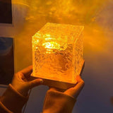 Rotating Water Ripple Night Light Aura Lamp - MaxShopRotating Water Ripple Night Light Aura LampLighting & Home Decor3ugx81 - ttCustom productClear glass cube light held by hands with a warm glowClear glass cube light held by hands with a warm glow